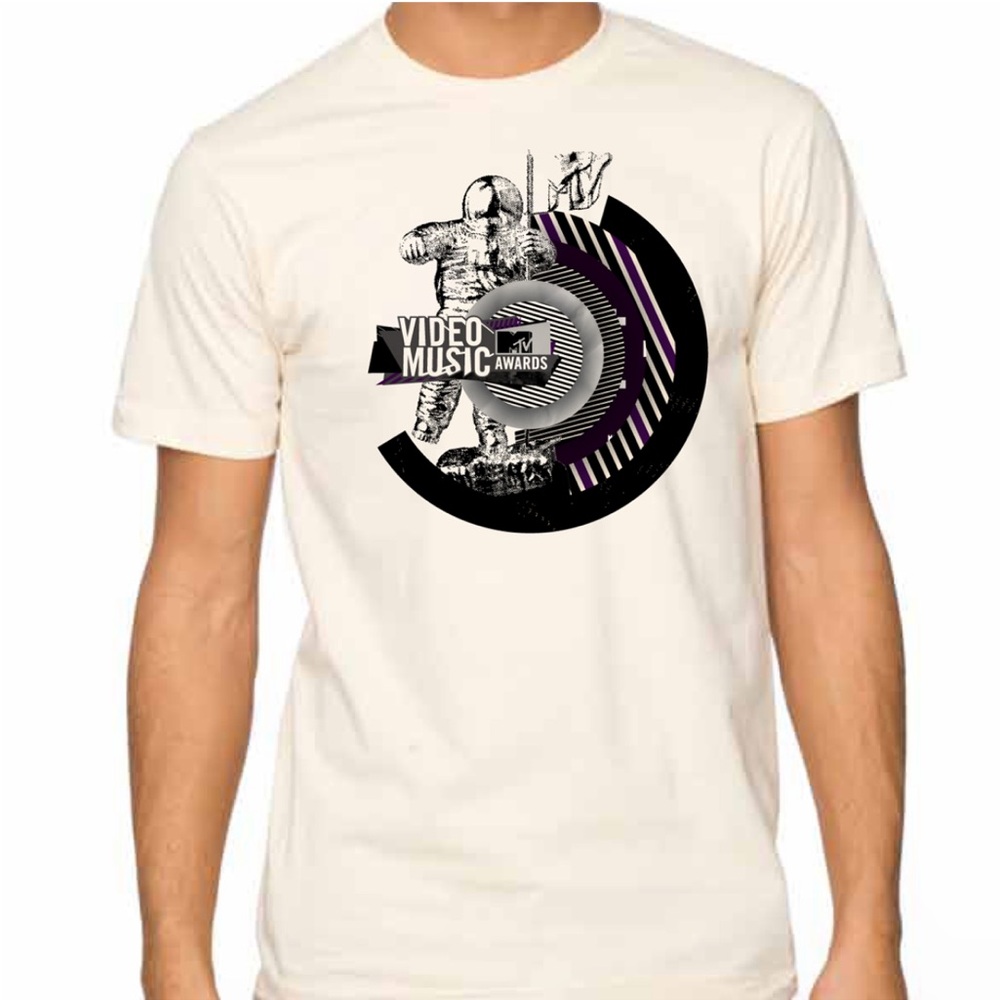 Vintage MTV Video Music Awards The Ultimate Lifebeat Moonman Tee Size M NWT